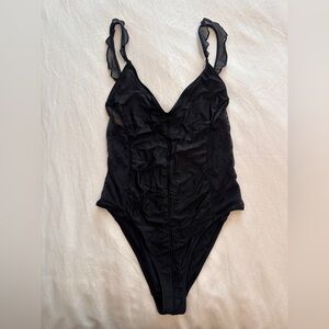 Urban Outfitters Black Sheer Bodysuit/Swimsuit
